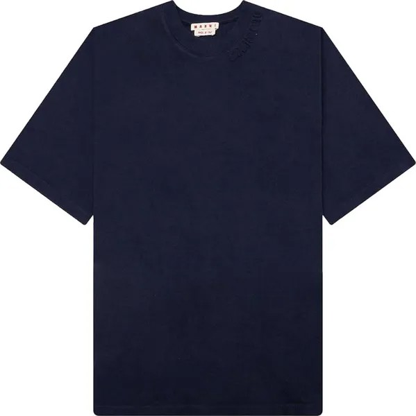 Футболка Marni Short-Sleeve Crewneck  'Blumarine', синий