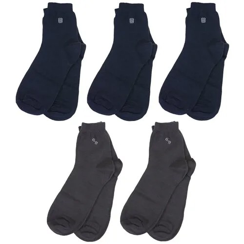 Носки RuSocks 5 пар, размер 18-20, мультиколор