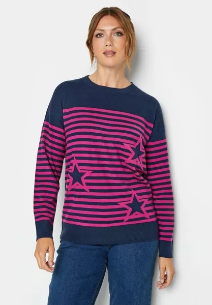 Джемпер STAR STRIPE PRINT Long Tall Sally, синий