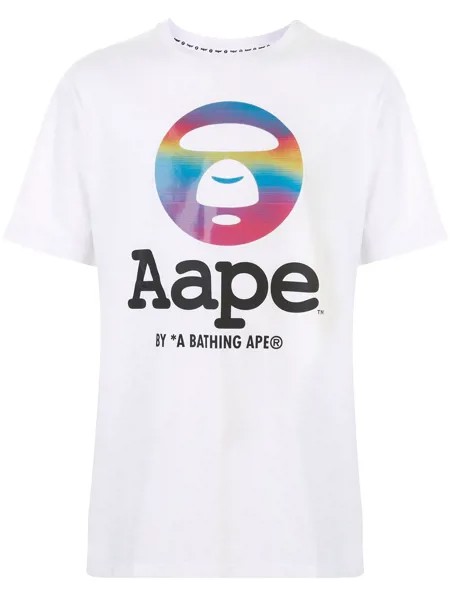 AAPE BY *A BATHING APE® футболка с логотипом