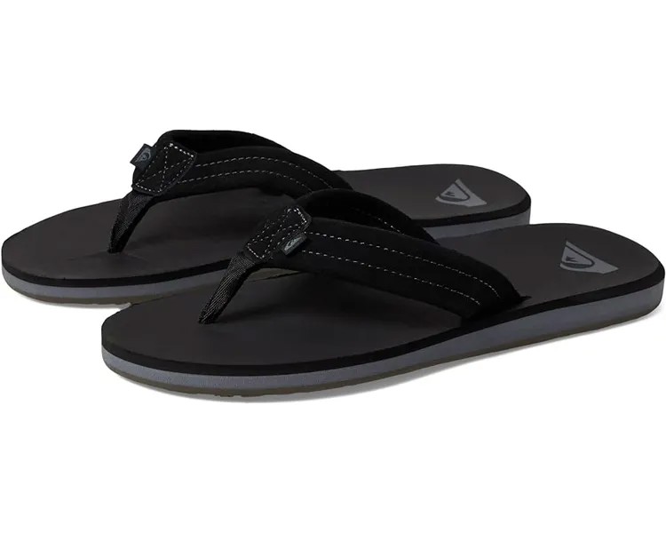 Сандалии Quiksilver Carver Suede Core, цвет Black 1