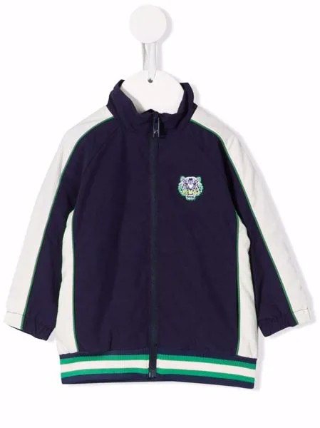 Kenzo Kids спортивная куртка с принтом Tiger