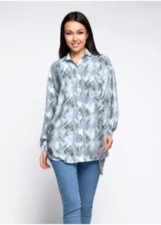 Рубашка Vis-a-Vis, размер M, blue/grey