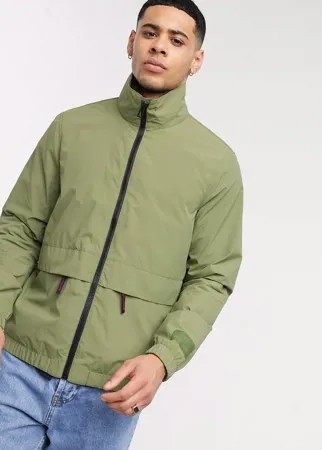 Спортивная куртка цвета хаки на молнии PS Paul Smith-Зеленый
