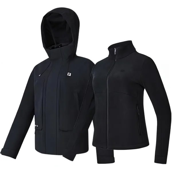 FILA Женская уличная куртка, цвет Black