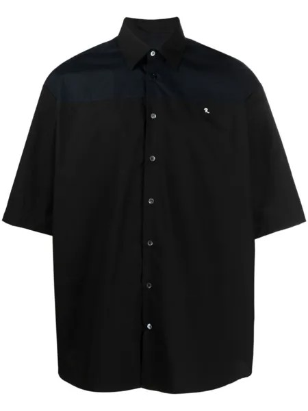 Raf Simons рубашка Ghost с надписью, черный