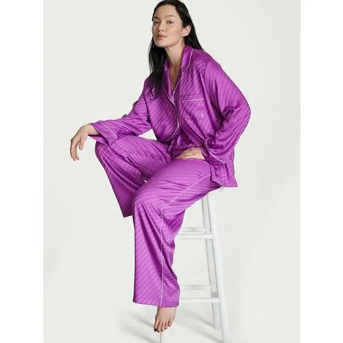 Пижама  Victoria's Secret, размер S Regular, фиолетовый