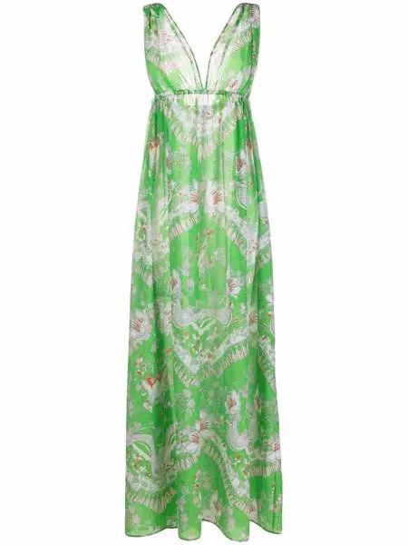 Emilio Pucci пляжное платье без рукавов