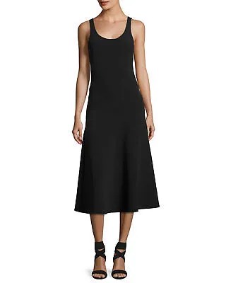 ELIZABETH - JAMES Черное платье трапециевидной формы LBD эластичной вязки Hunter Joie Ponte 0 XS