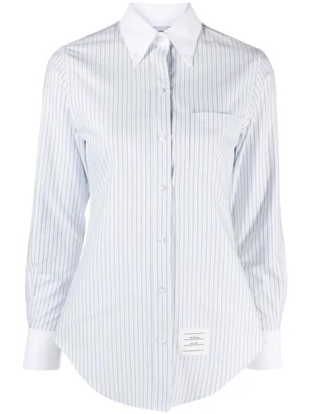 Thom Browne рубашка в полоску, белый