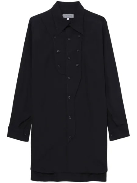Yohji Yamamoto рубашка с длинными рукавами, черный