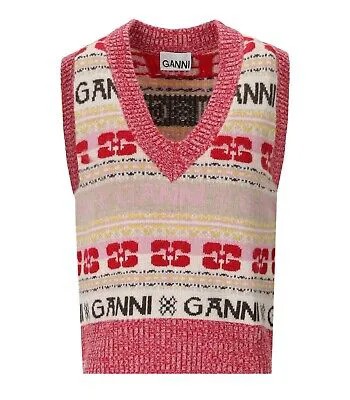 Женский многоцветный жилет Ganni Graphic
