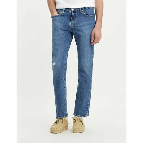 Джинсы зауженные Levi's, размер 36-34, синий