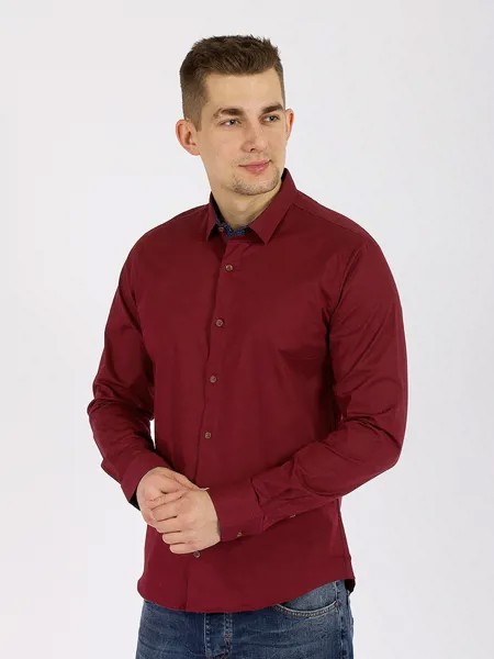 Рубашка мужская PANTAMO GD30700028 красная 2XL