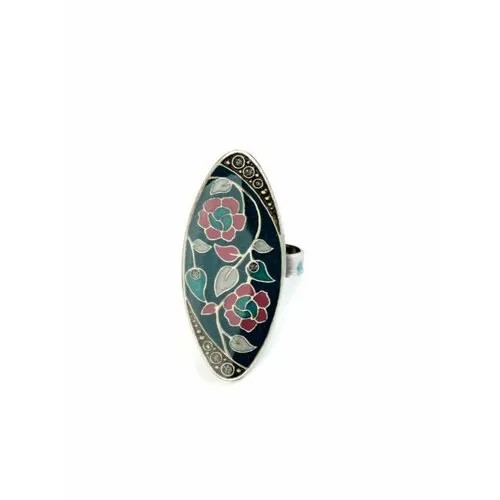 Кольцо Clara Bijoux, размер 17.5, черный