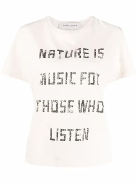 Golden Goose slogan-print T-shirt