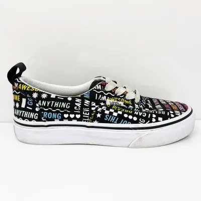 Vans Boys Doheny Pride 508357 Черная повседневная обувь Кроссовки Размер 1,5