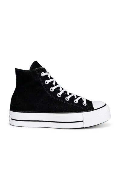 Кроссовки Converse Chuck Taylor All Star Platform Canvas In Black & White, цвет Black & White