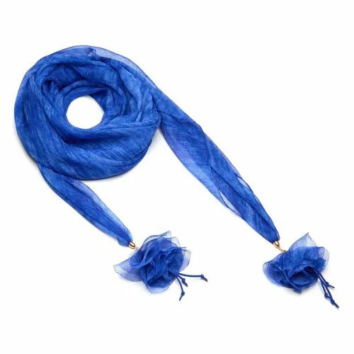 Шарф FOXTROT,170х135 см, one size, синий