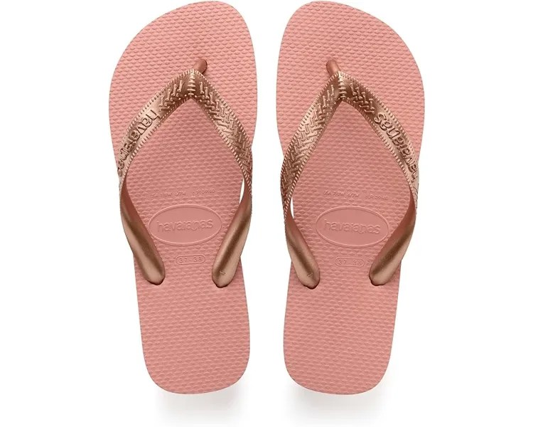 Сандалии Havaianas Top Tiras Flip Flop, цвет Rose Nude