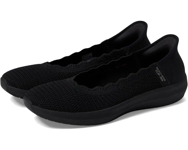 Туфли на плоской подошве SKECHERS Cleo- Swift Hands Free Slip-Ins, черный