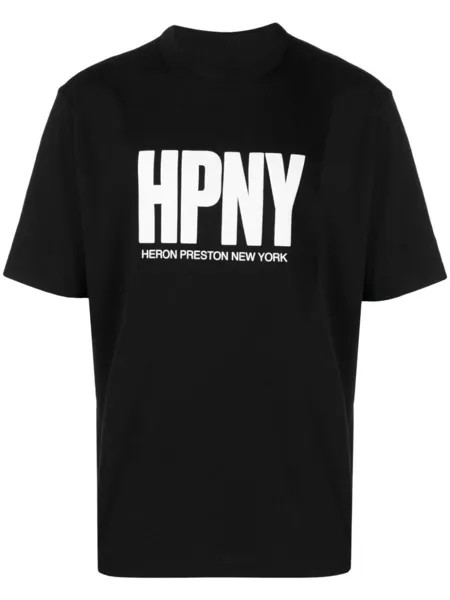 Heron Preston футболка с логотипом, черный