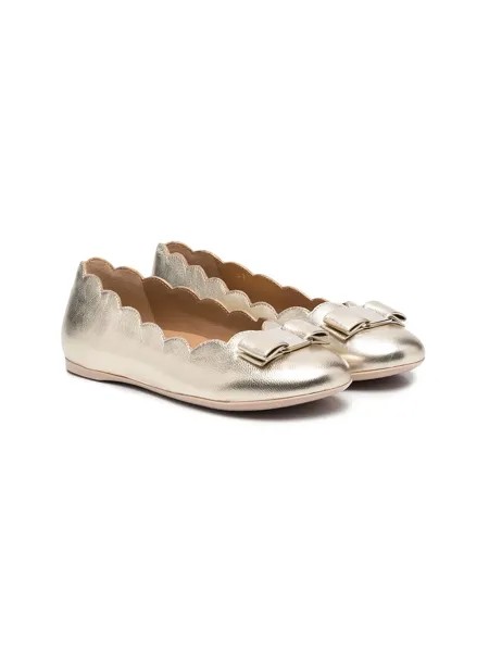 Salvatore Ferragamo Kids балетки Vara Bow
