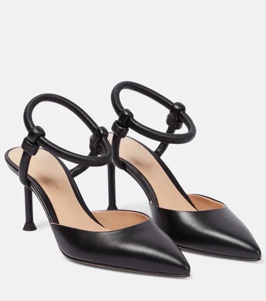 Кожаные туфли Gianvito Rossi, черный