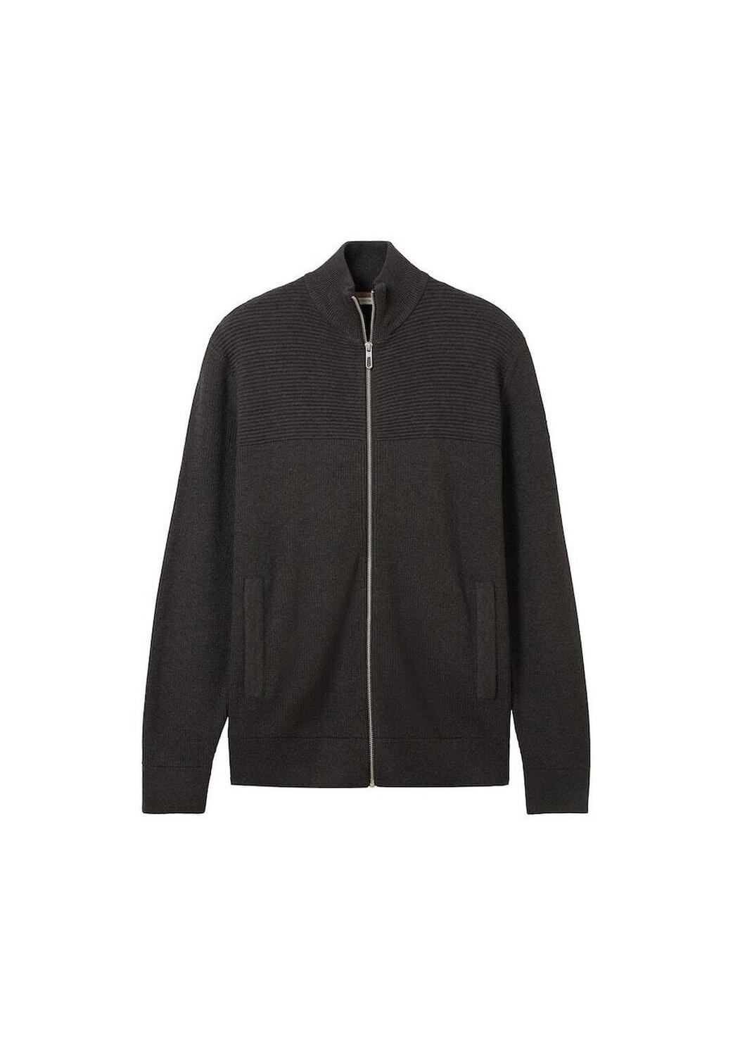 Пуловер TOM TAILOR, цвет Black Grey Melange