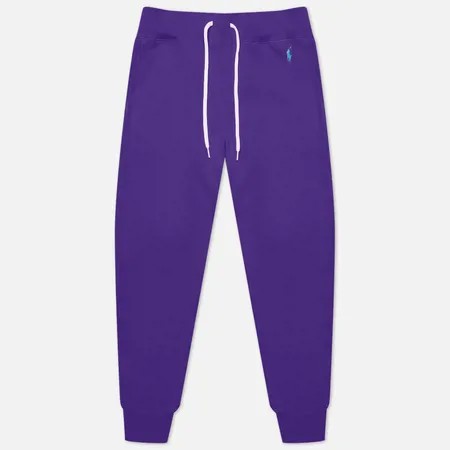Женские брюки Polo Ralph Lauren Polo Pony Mini Logo Ankle Featherweight Fleece, цвет фиолетовый, размер M