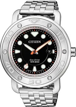 Японские наручные  мужские часы Citizen AW1531-89E. Коллекция Eco-Drive