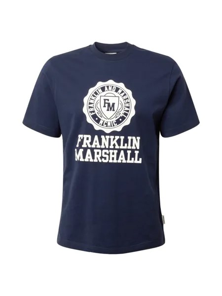 Футболка стандартного кроя FRANKLIN & MARSHALL, темно-синий