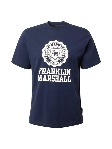Футболка стандартного кроя FRANKLIN & MARSHALL, темно-синий