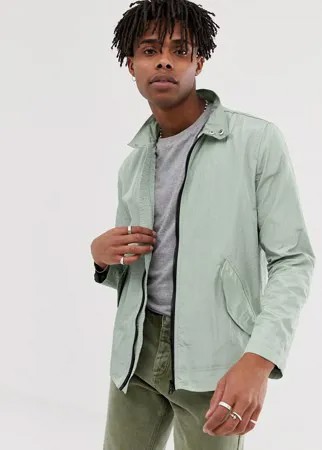 Легкая зеленая куртка Харрингтон ASOS DESIGN-Зеленый