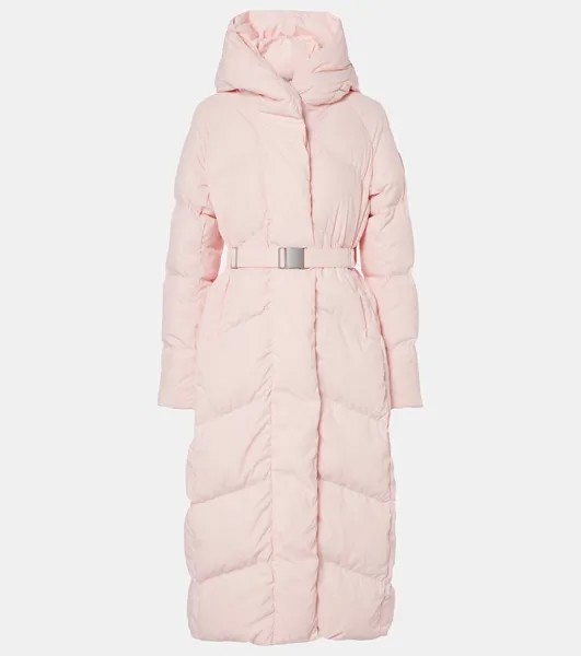Пальто-пуховик Marlow с поясом Canada Goose, цвет pink quartz