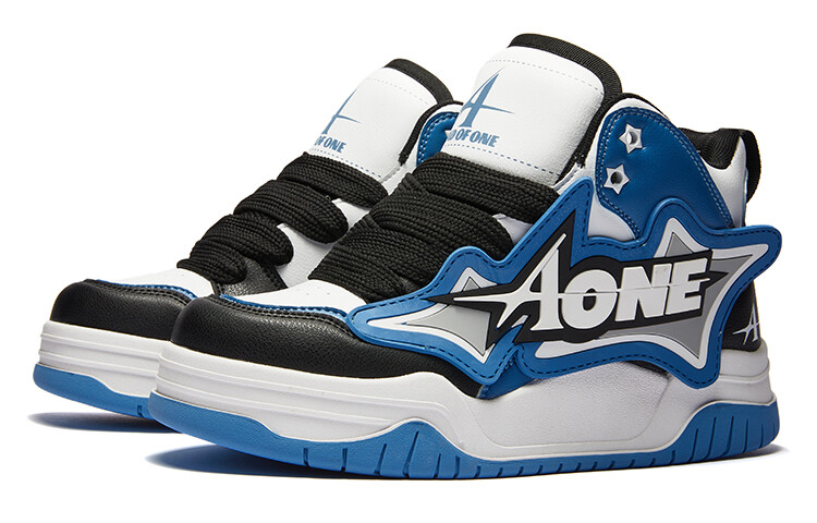Кроссовки A1 Skateboarding Shoes Unisex High-top, черный/белый