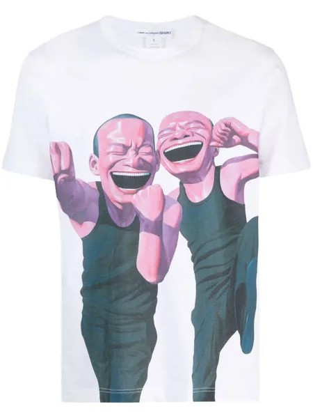 Comme Des Garçons Shirt футболка с графичным принтом