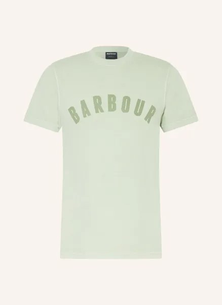 Футболка терра Barbour, зеленый