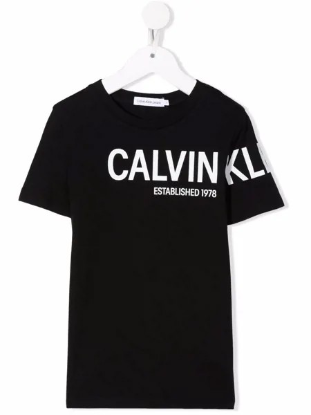 Calvin Klein Kids футболка с логотипом