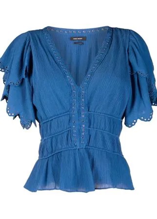 Isabel Marant блузка с люверсами