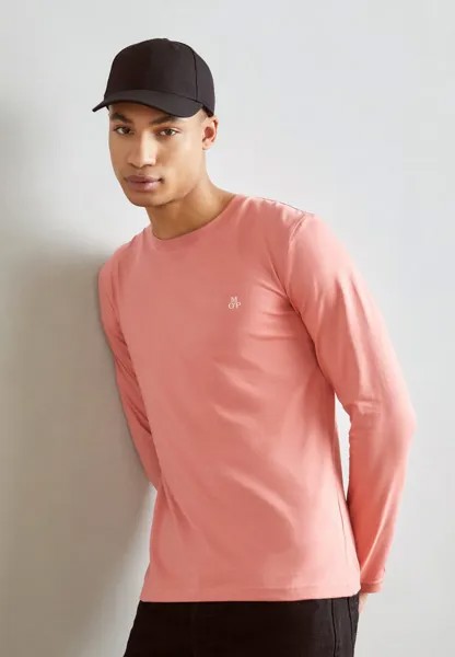 Топ с длинными рукавами LONG SLEEVE CREW NECK ICON CHEST PRINT Marc O'Polo, цвет flushed rose