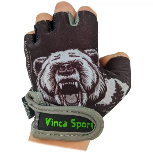 Перчатки Vinca Sport, белый, черный