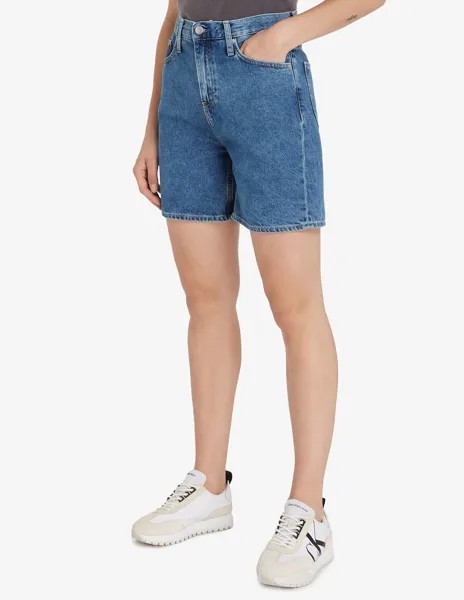 Джинсовые шорты Mom Calvin Klein Jeans, синий