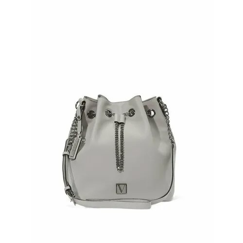 Сумка  торба Victoria's Secret повседневная, внутренний карман, регулируемый ремень, серый