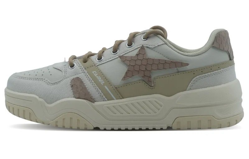 Кроссовки CAMEL Skateboarding Shoes Women's Low-top Off-white, цвет Off White