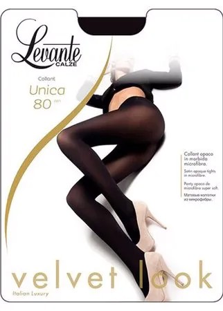 Колготки Levante Unica, 80 den, размер 3-L, nero (черный)