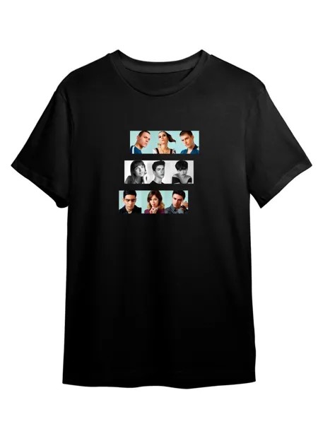 Футболка унисекс Каждому Своё Элита/Elite/Сериал SREL11 черная 4XL