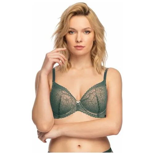 Бюстгальтер  Nipplex, 2 шт., размер 80D, зеленый
