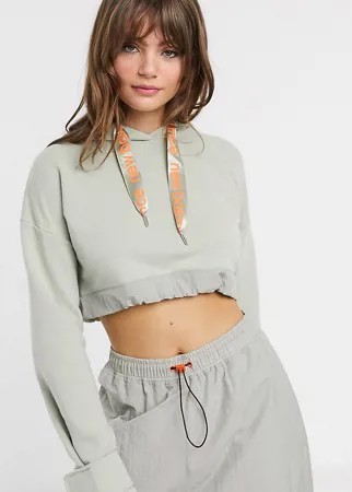 Бежевый короткий худи New Balance Utility Pack эксклюзивно для ASOS
