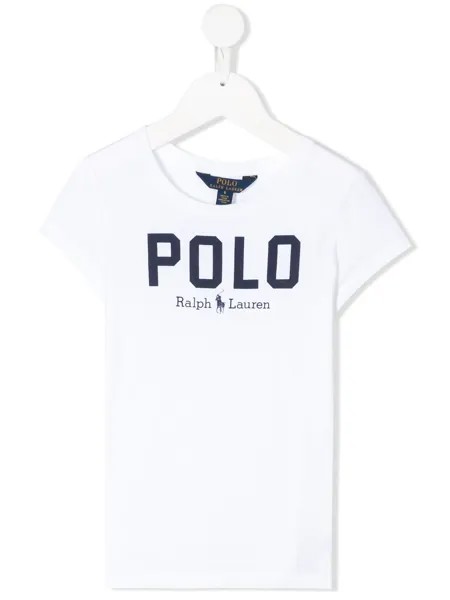 Ralph Lauren Kids футболка с круглым вырезом и логотипом